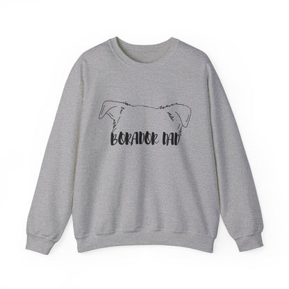 Border Collie Labrador Dad Crewneck