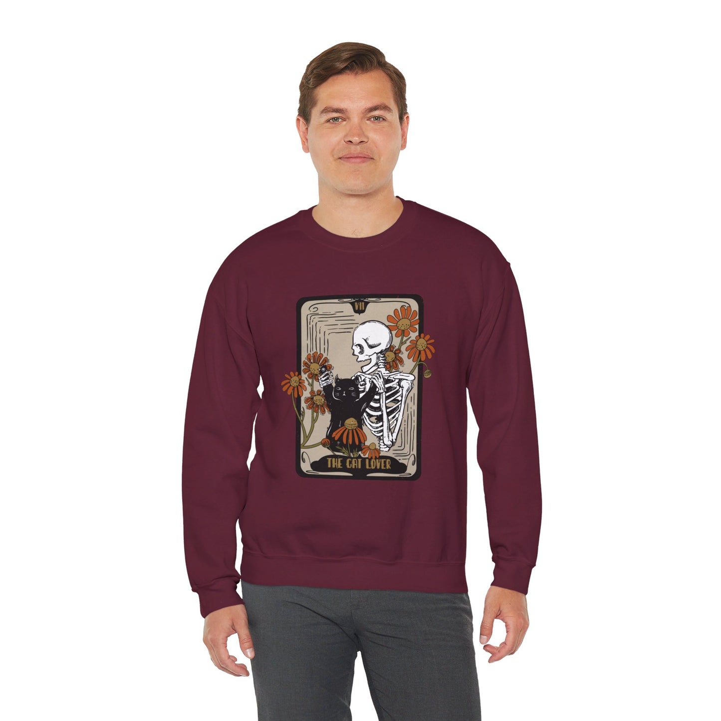 The Cat Lovers Tarot Halloween Crewneck