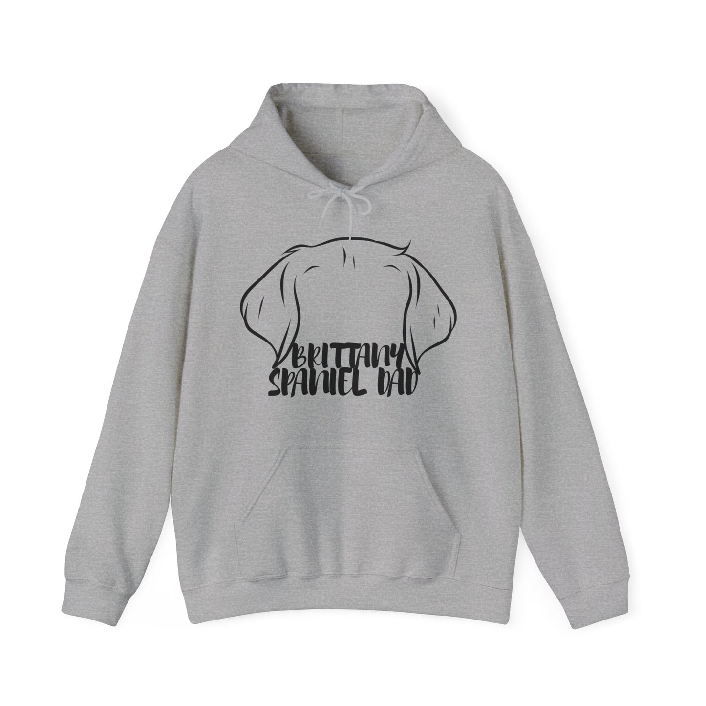 Brittany Spaniel Dad Hoodie