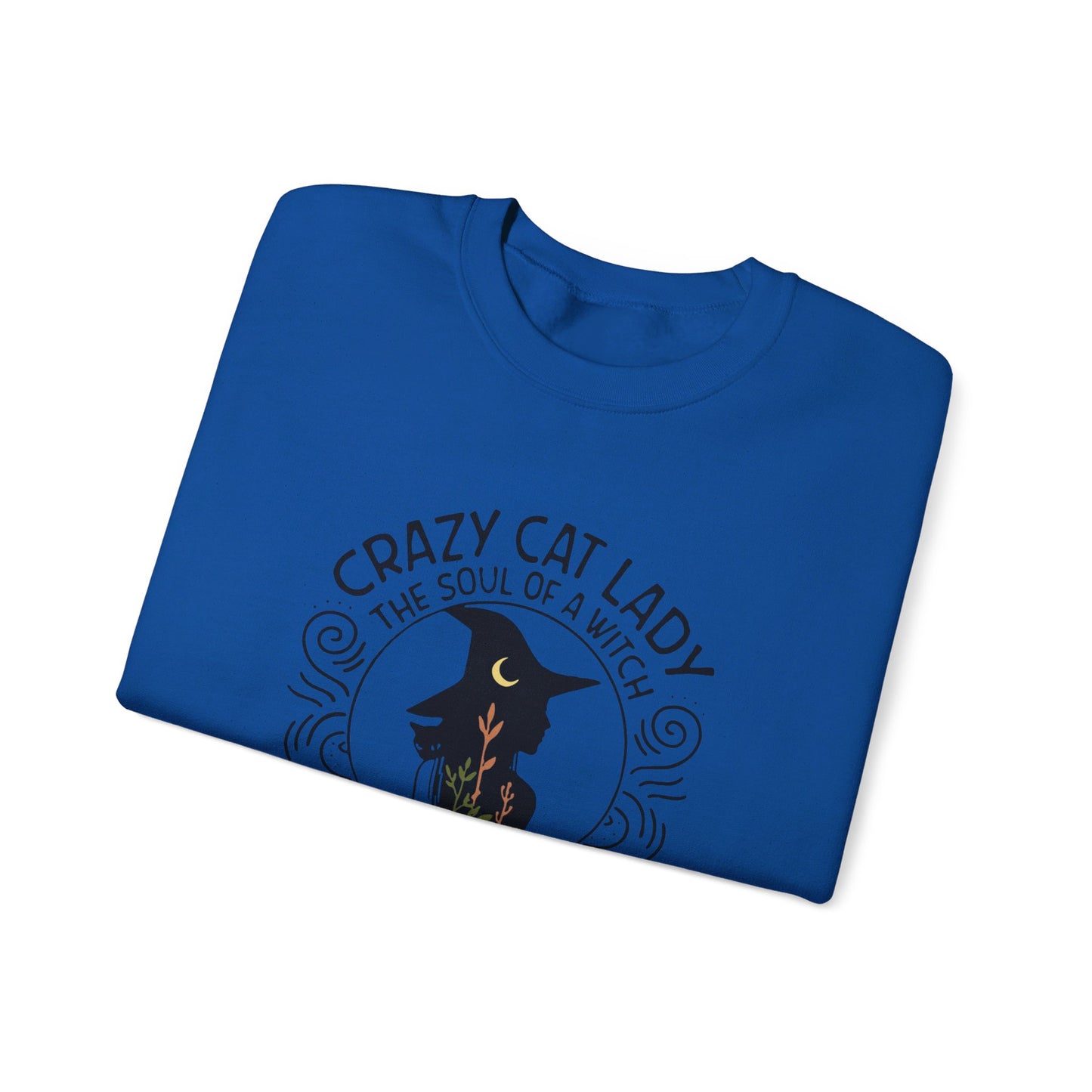 Crazy Cat Lady Halloween Crewneck