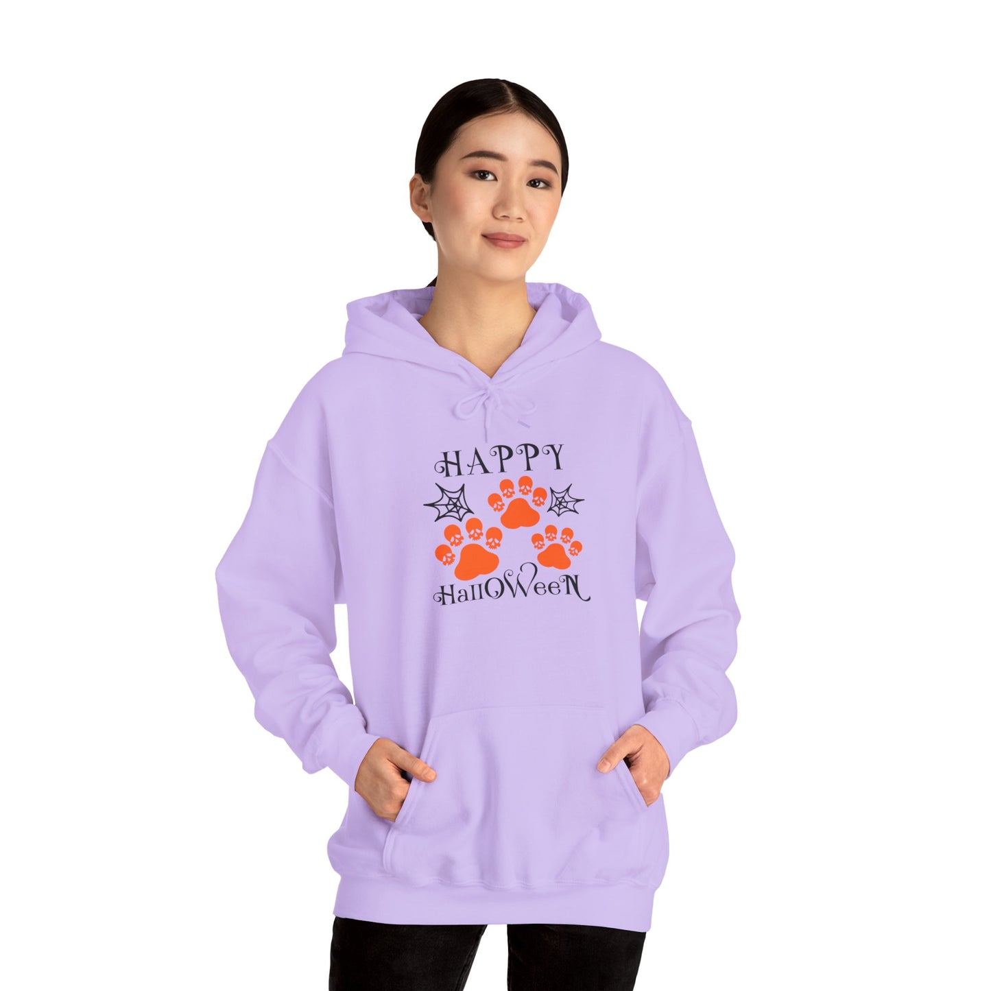 Happy Halloween Paw Print hoodie