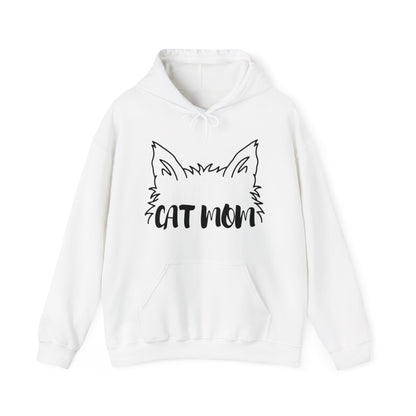 Long-Haired Cat Mom Hoodie