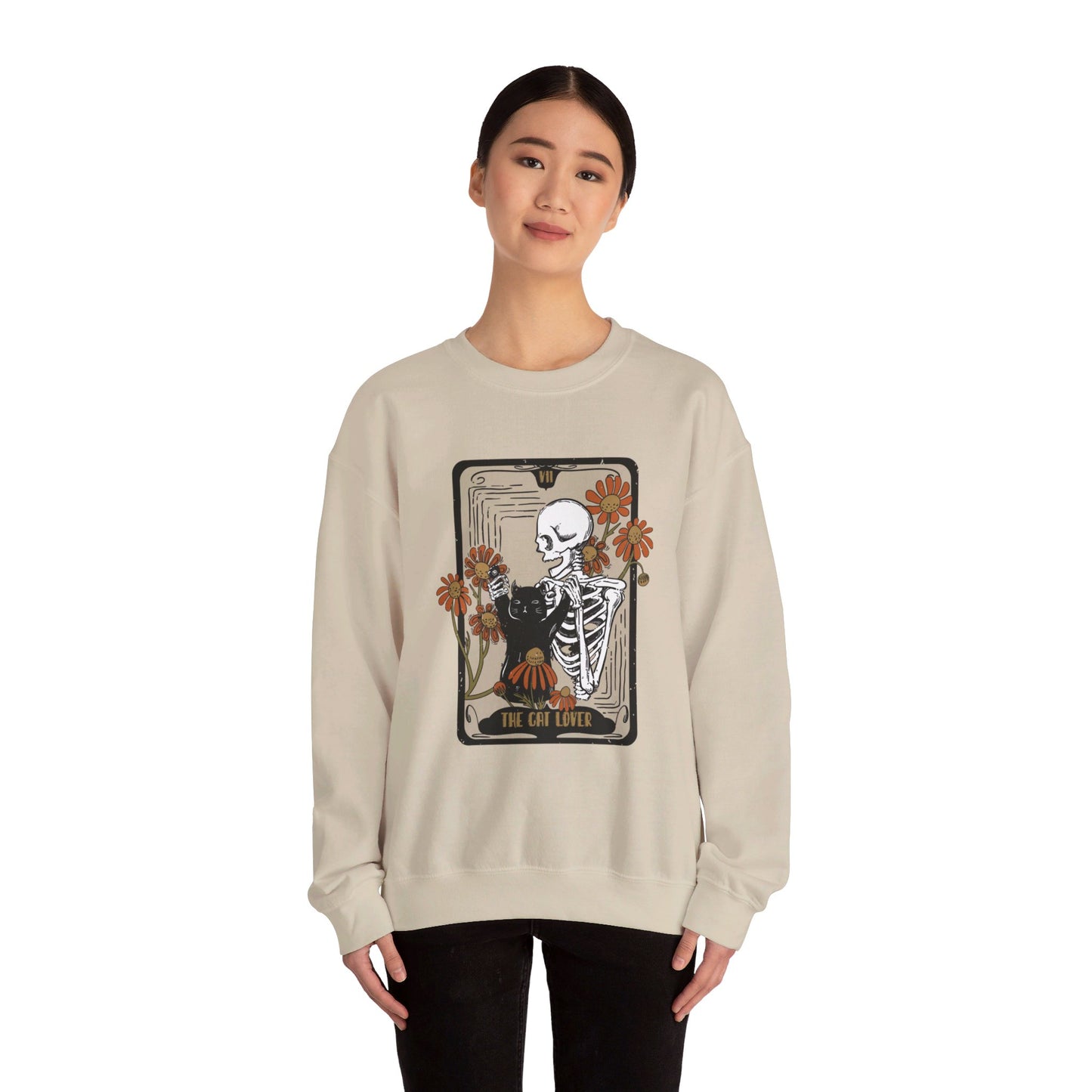 The Cat Lovers Tarot Halloween Crewneck