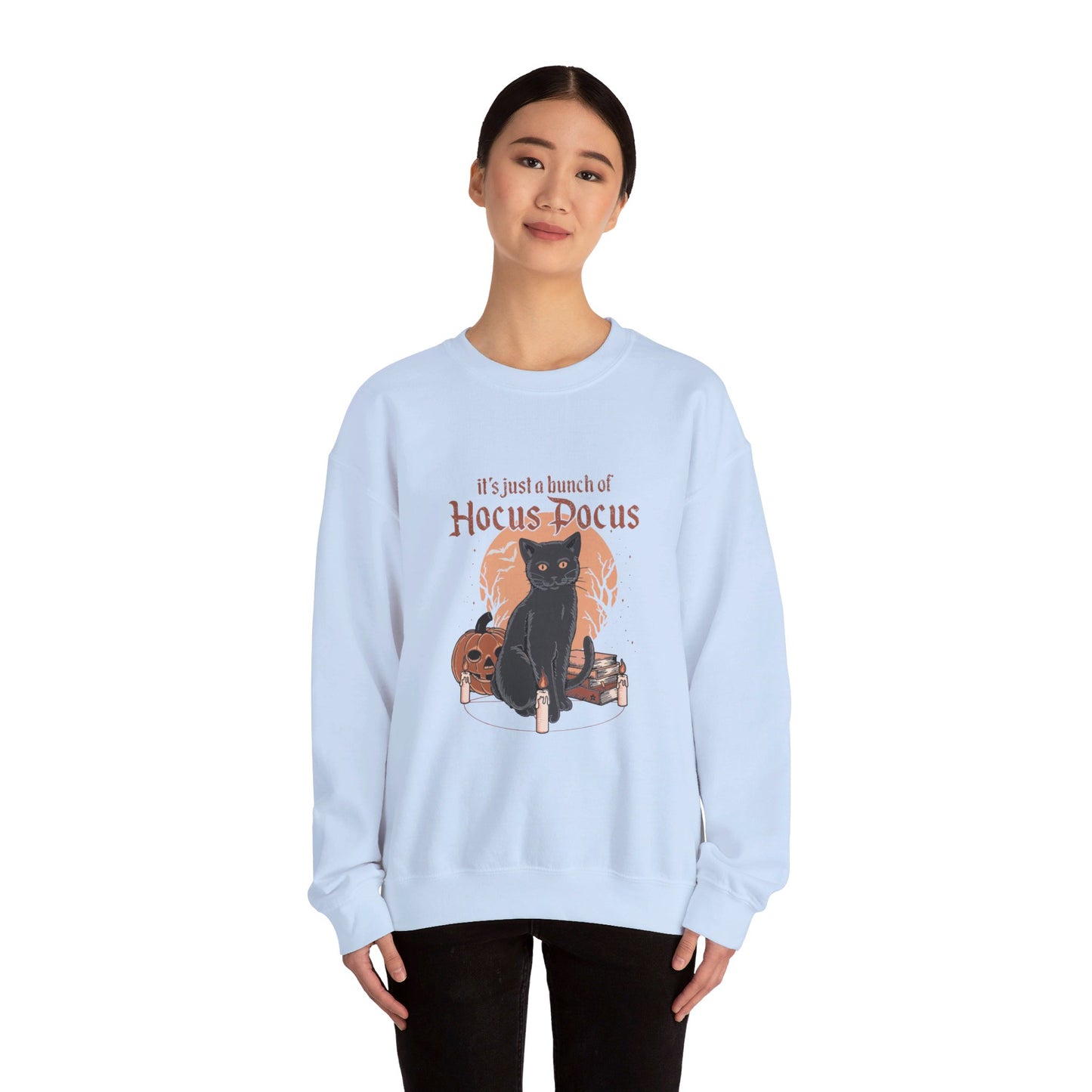 A Bunch of Hocus Pocus Halloween Cat Crewneck