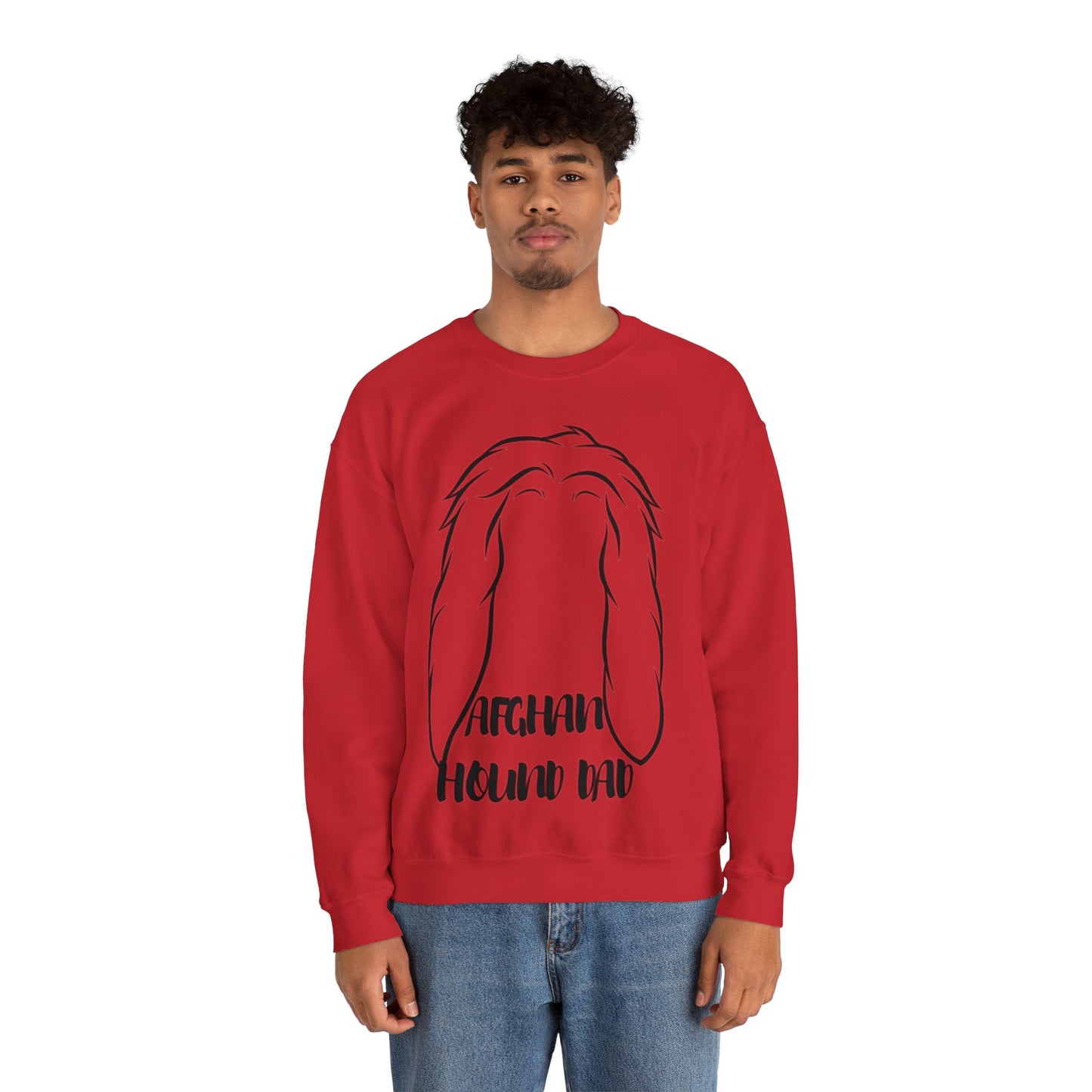 Afghan Hound Dad Crewneck