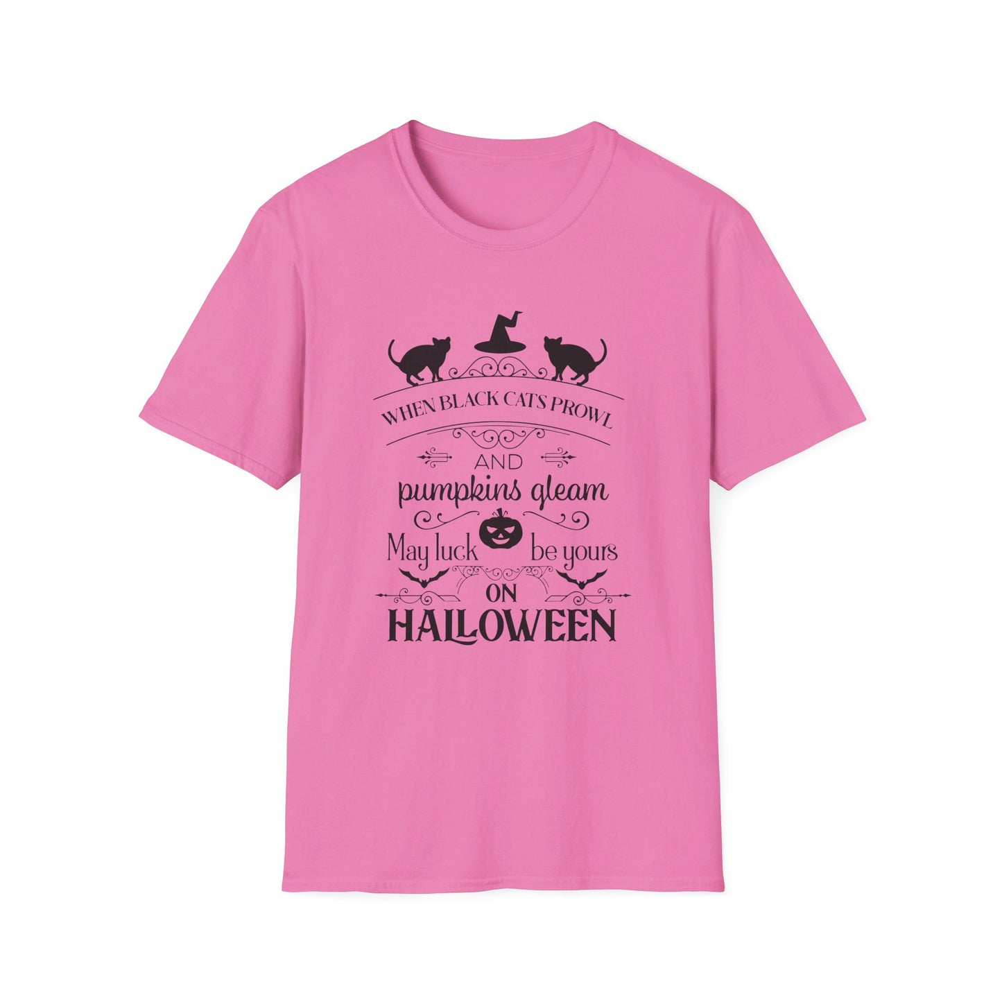 When Black Cats Prowl Halloween Tee