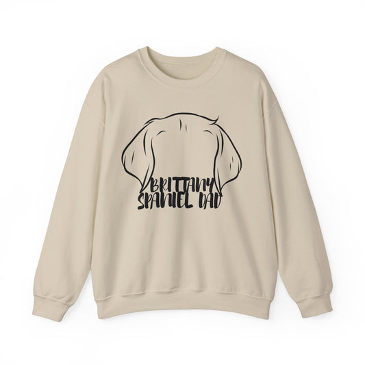 Brittany Spaniel Dad Crewneck