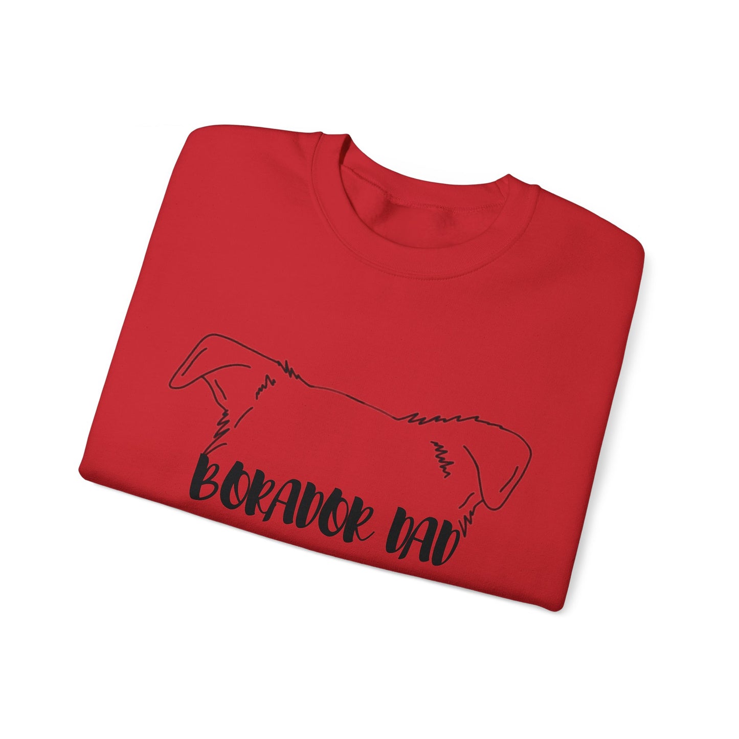 Border Collie Labrador Dad Crewneck