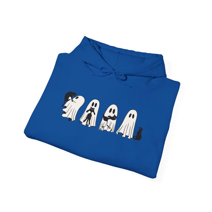 Ghosts Holding Cats Halloween Hoodie