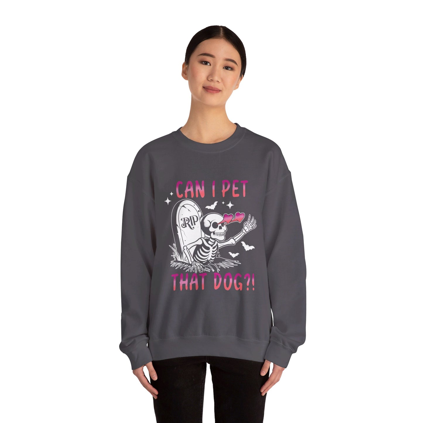 Can I Pet That Dog Halloween Crewneck