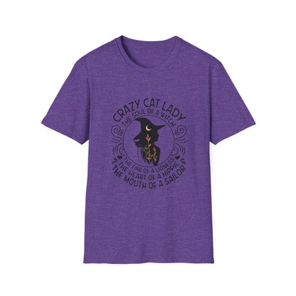 Crazy Cat Lady Halloween Tee