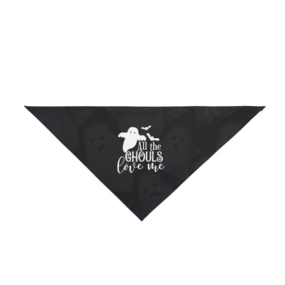 All The Ghouls Love Me Halloween Pet Bandana