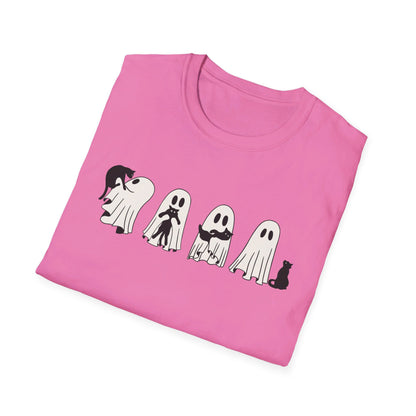 Ghosts Holding Cats Halloween Tee