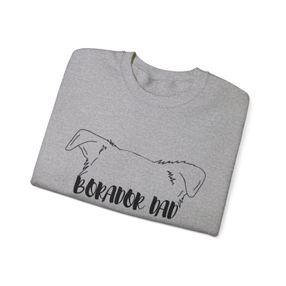 Border Collie Labrador Dad Crewneck