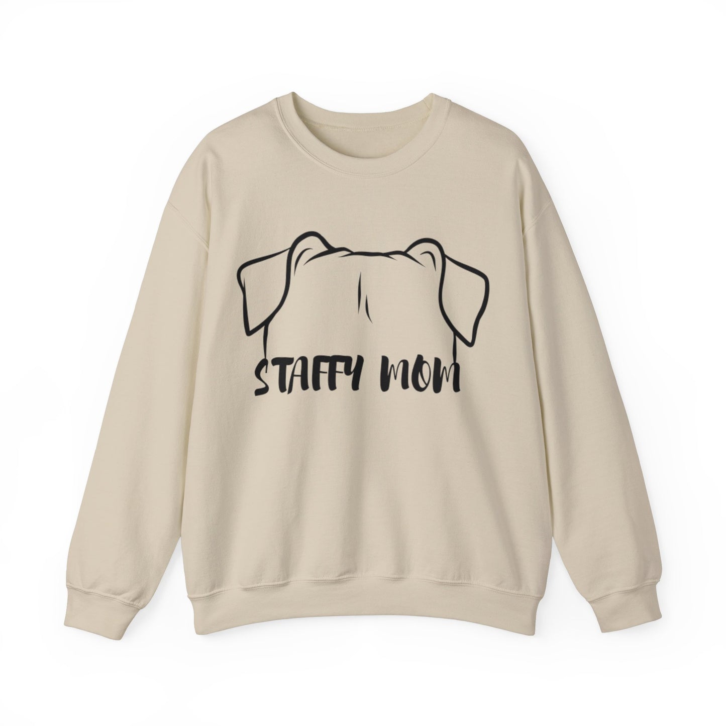 Staffordshire Bull Terrier Mom Crewneck