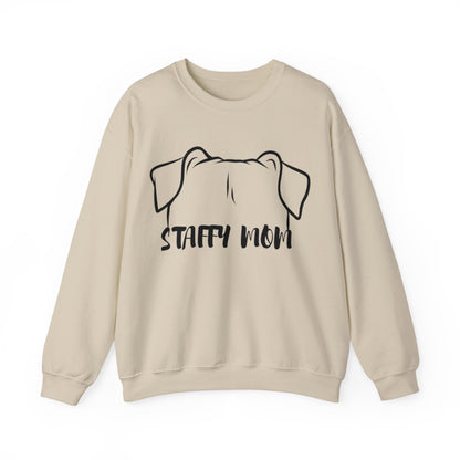 Staffordshire Bull Terrier Mom Crewneck