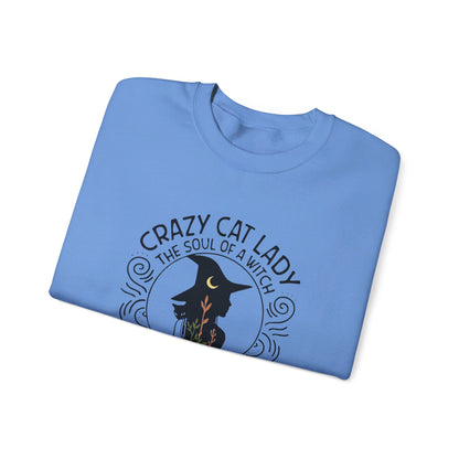 Crazy Cat Lady Halloween Crewneck