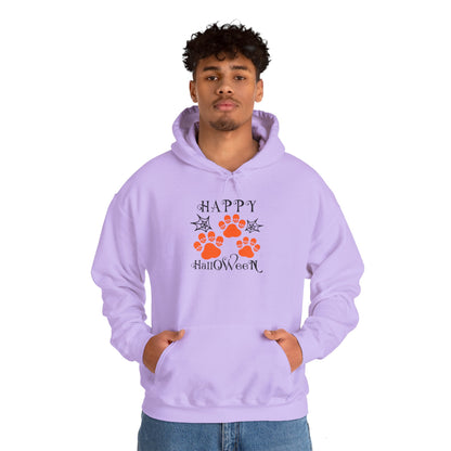 Happy Halloween Paw Print hoodie