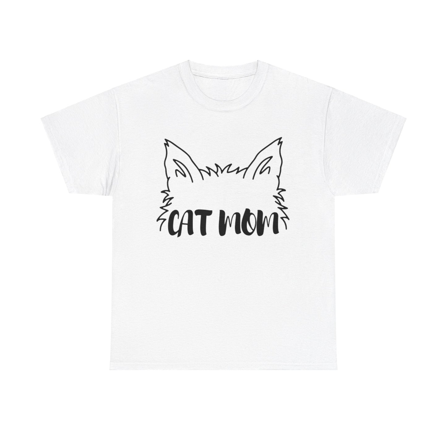 Long-Haired Cat Mom Tee