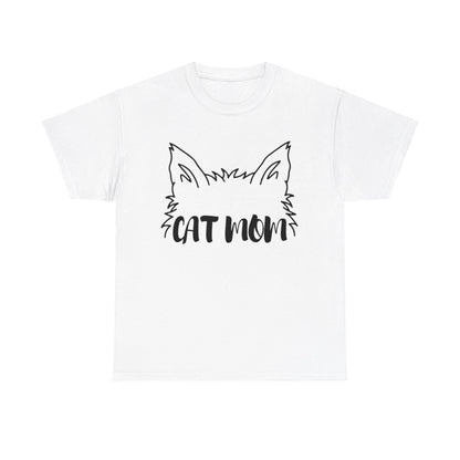 Long-Haired Cat Mom Tee