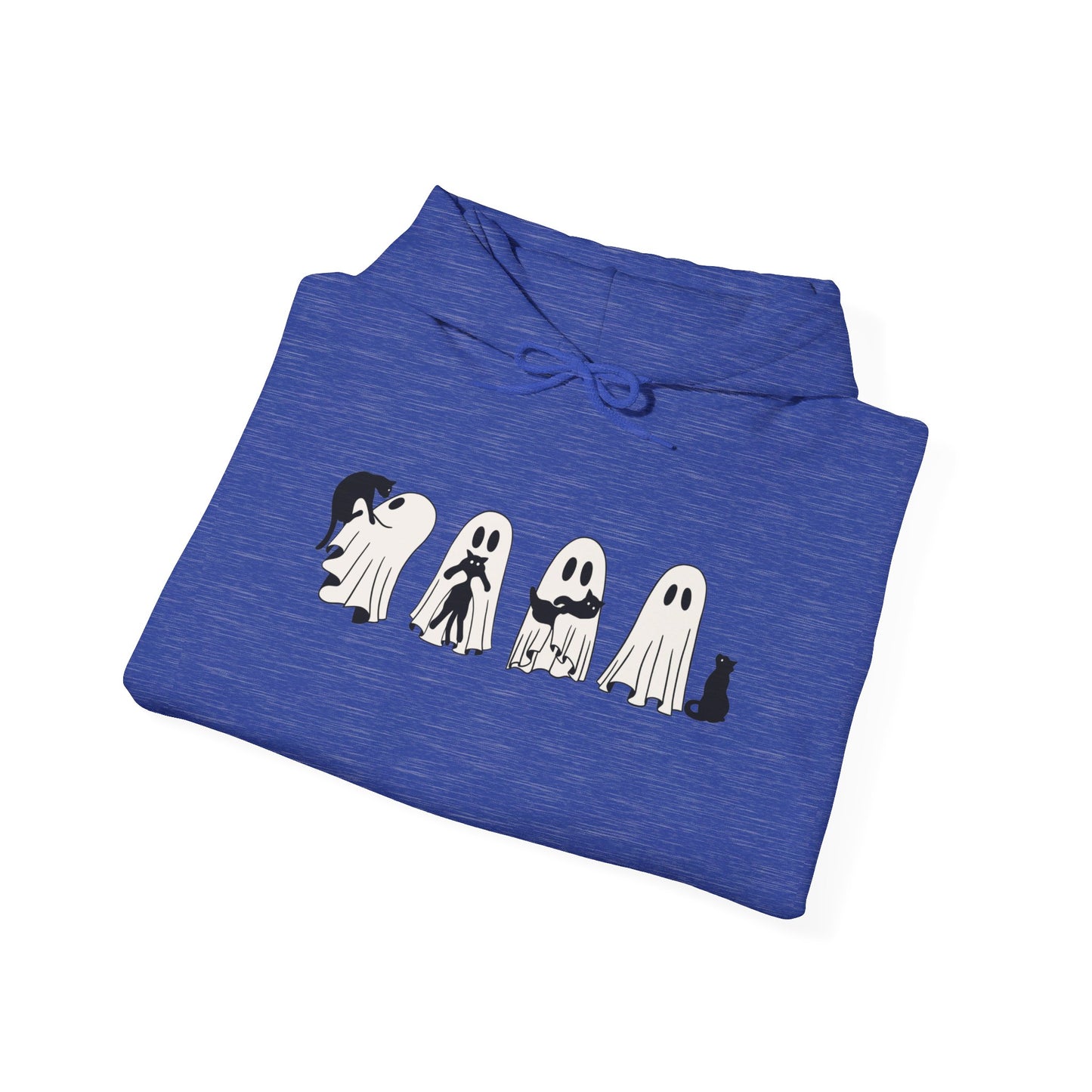 Ghosts Holding Cats Halloween Hoodie