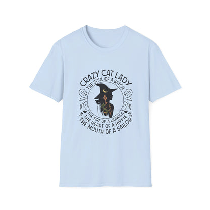 Crazy Cat Lady Halloween Tee