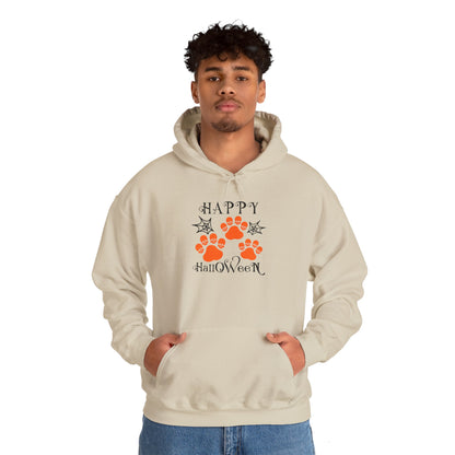 Happy Halloween Paw Print hoodie