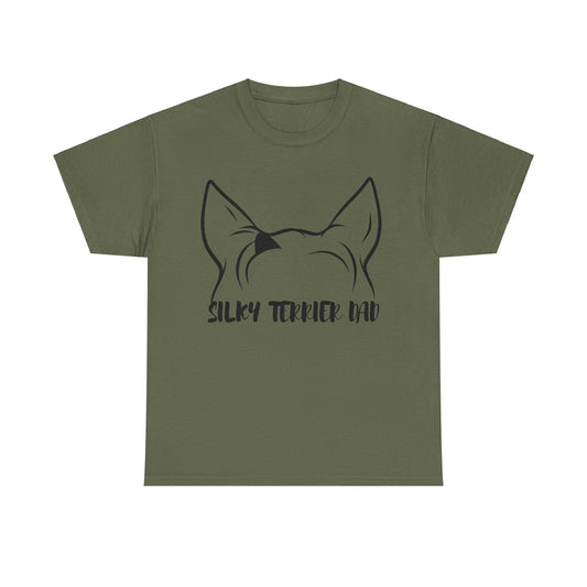 Silky Terrier Dad Tee