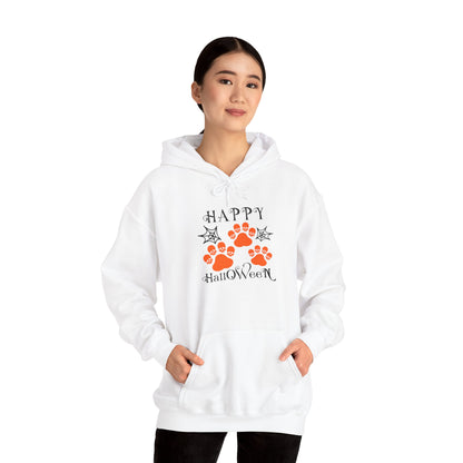 Happy Halloween Paw Print hoodie