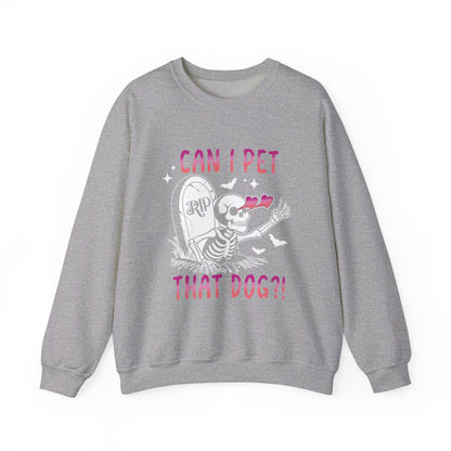 Can I Pet That Dog Halloween Crewneck