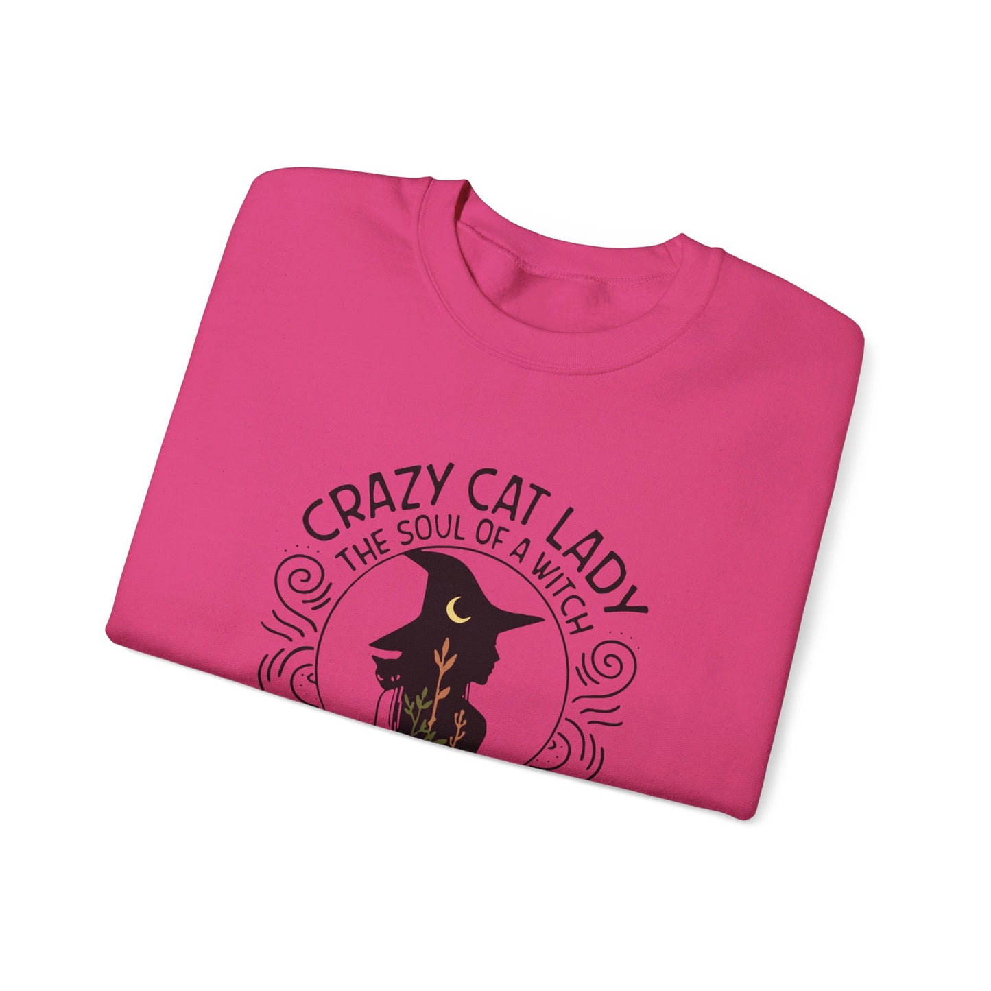 Crazy Cat Lady Halloween Crewneck