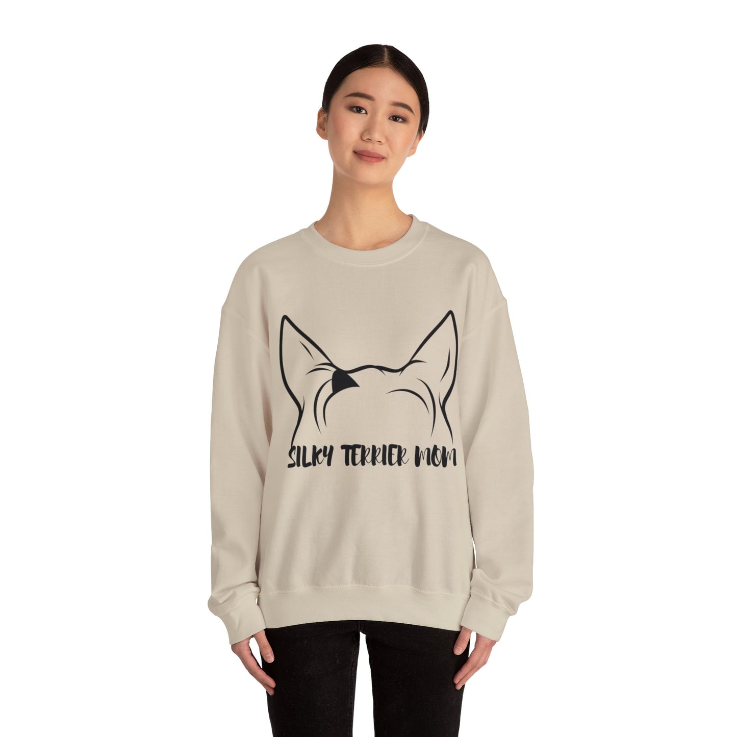 Silky Terrier Mom Crewneck