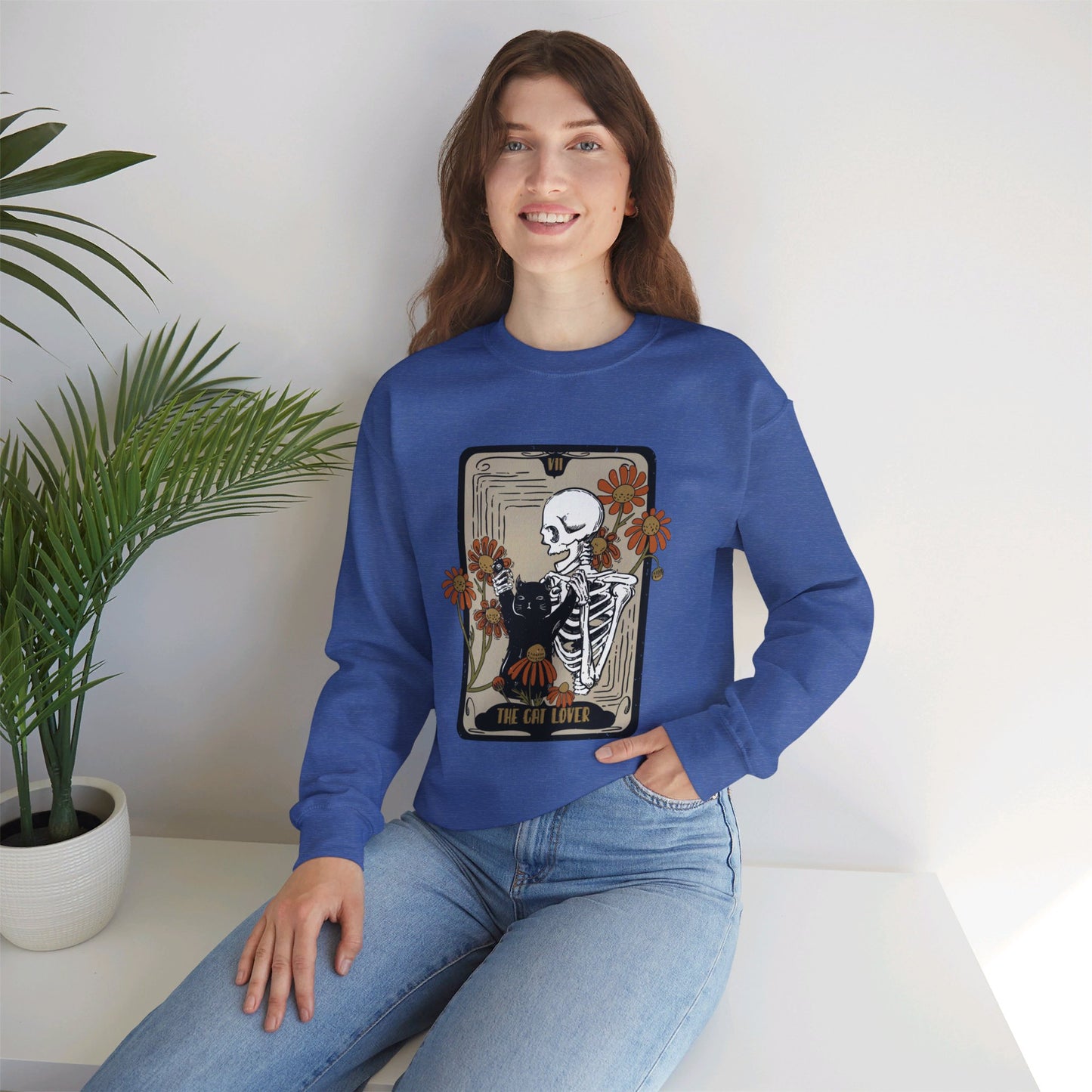 The Cat Lovers Tarot Halloween Crewneck