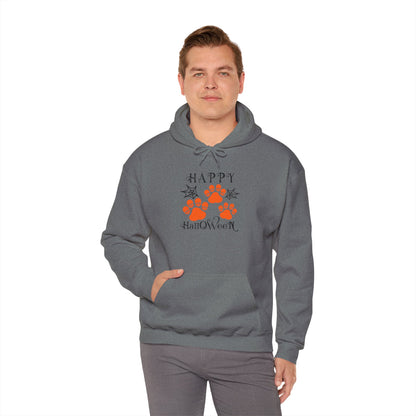 Happy Halloween Paw Print hoodie