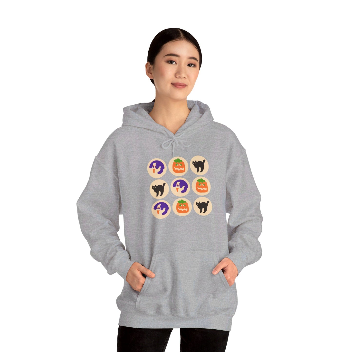 Halloween Cat Cookie Hoodie