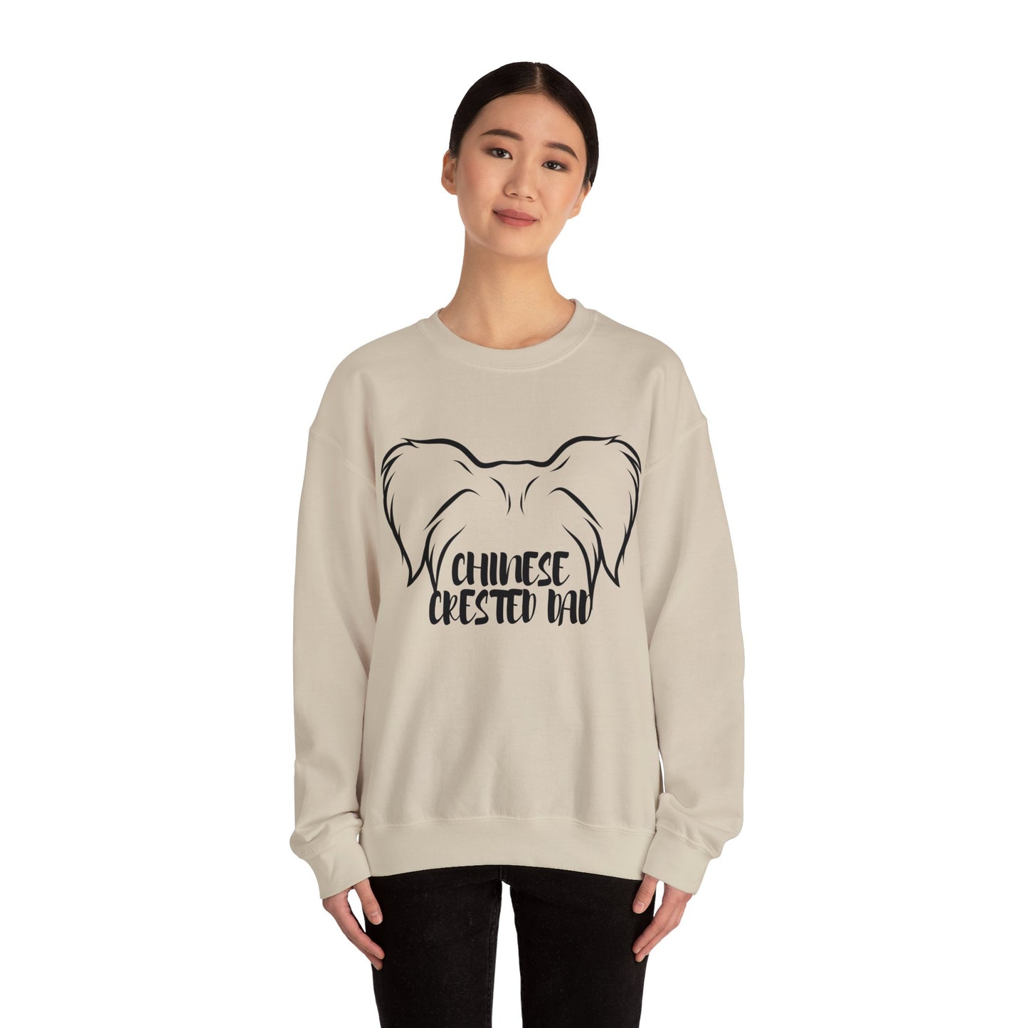 Chinese Crested Dad Crewneck