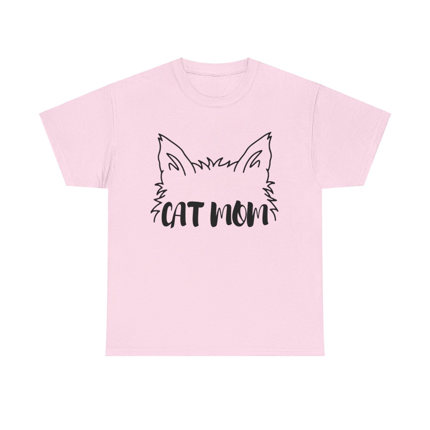 Long-Haired Cat Mom Tee