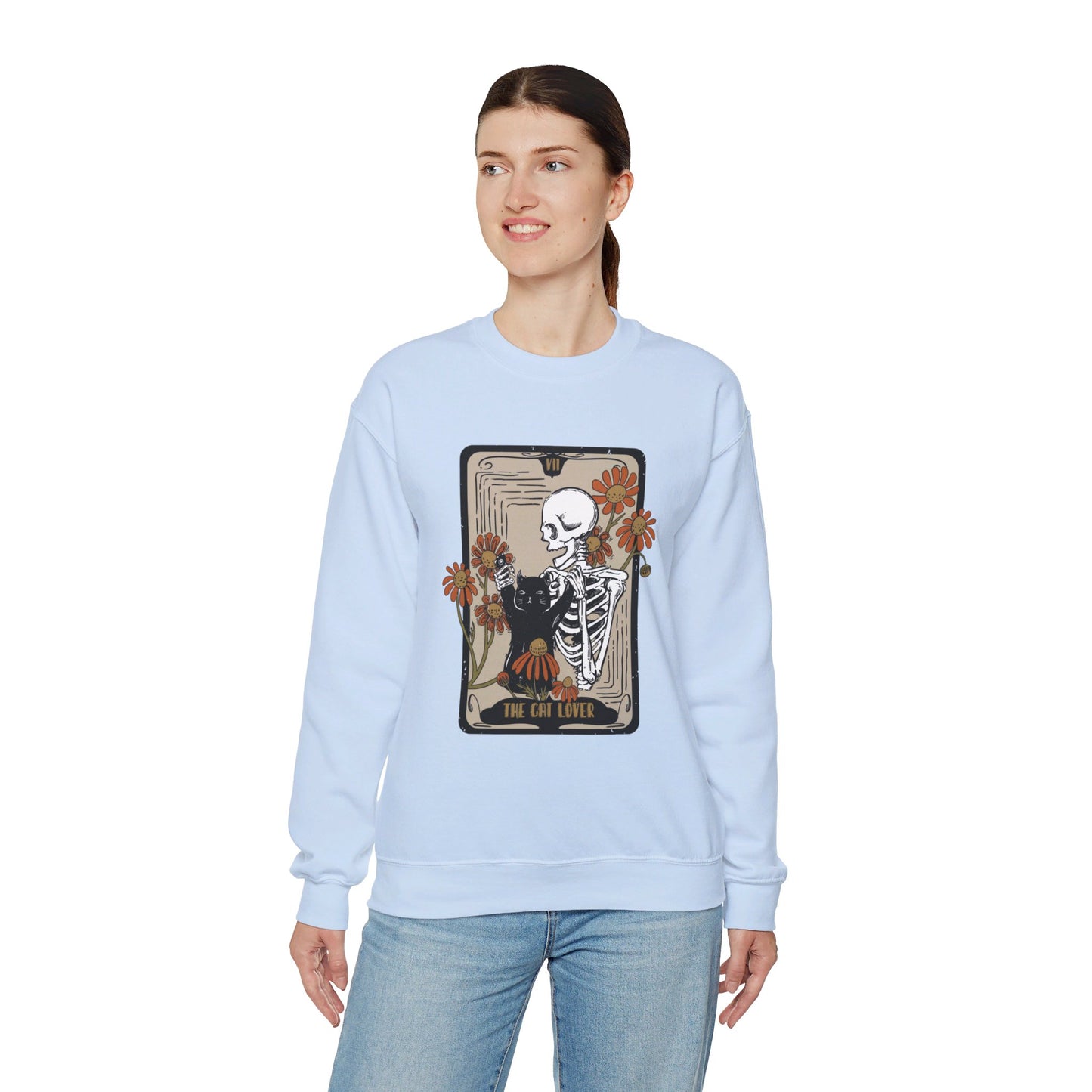 The Cat Lovers Tarot Halloween Crewneck