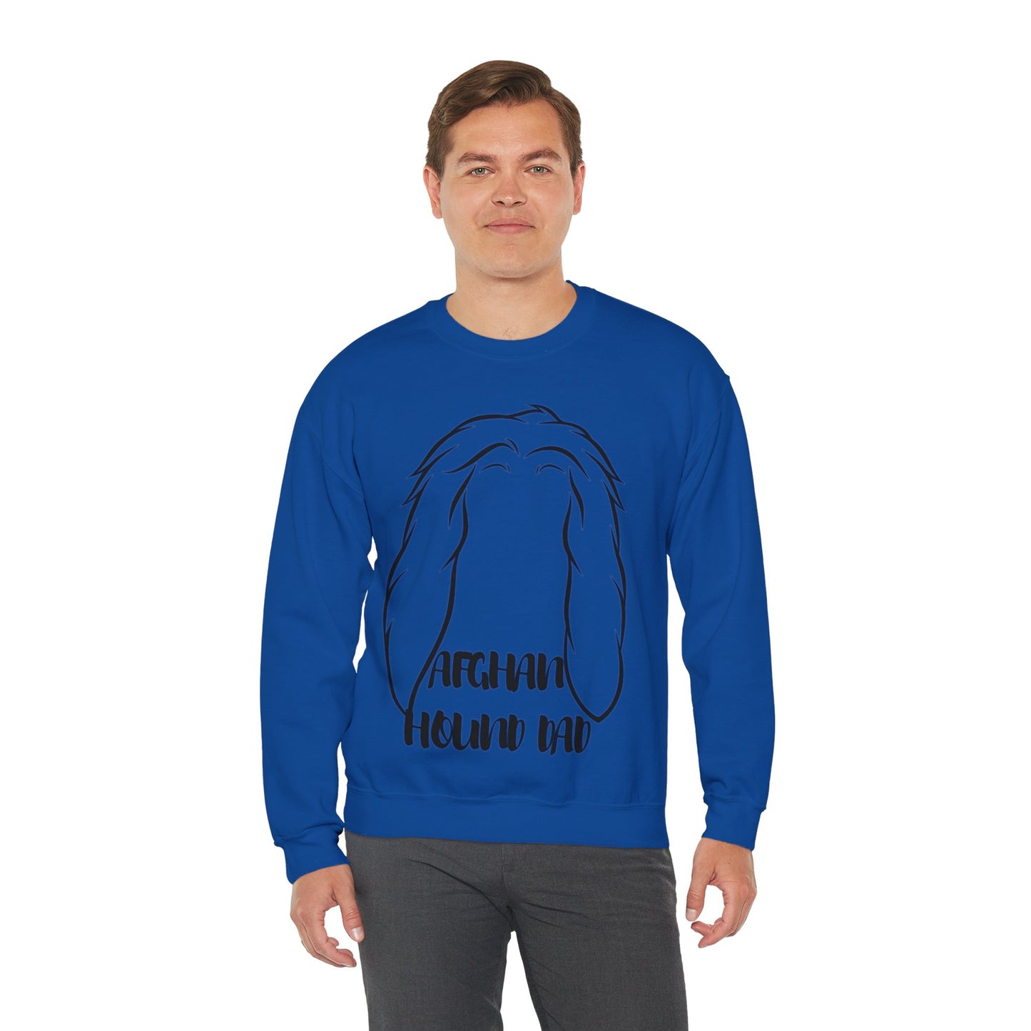 Afghan Hound Dad Crewneck