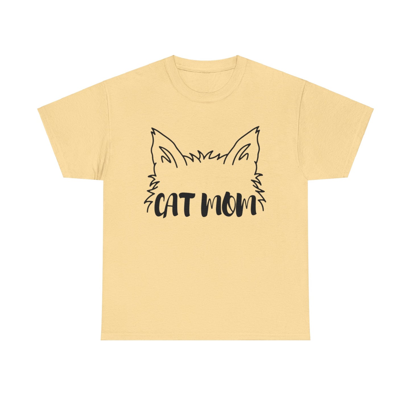 Long-Haired Cat Mom Tee