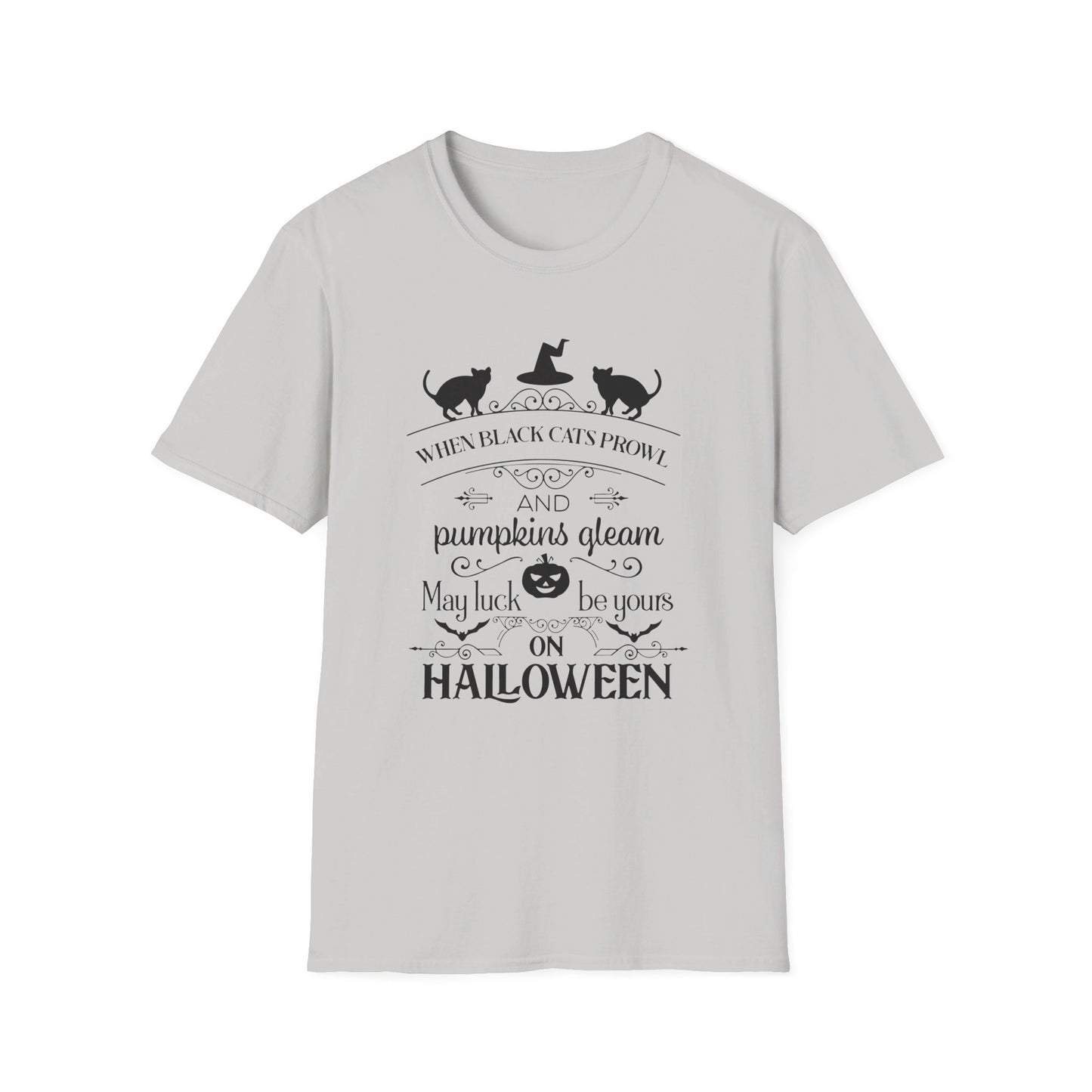 When Black Cats Prowl Halloween Tee