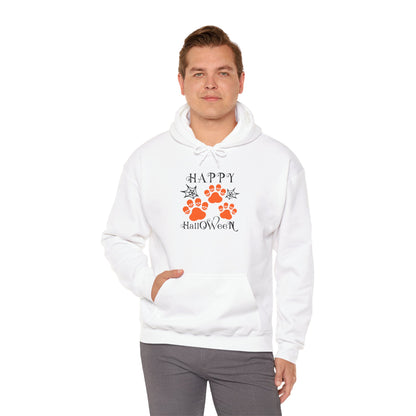 Happy Halloween Paw Print hoodie