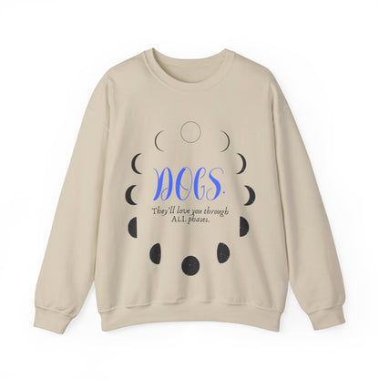 Dogs Moon Phase Crewneck