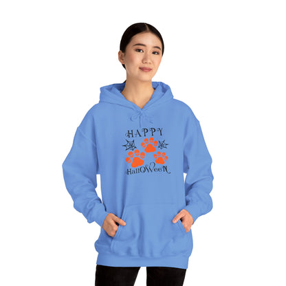 Happy Halloween Paw Print hoodie