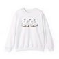 Ghost Cats with Pumpkins Halloween Crewneck