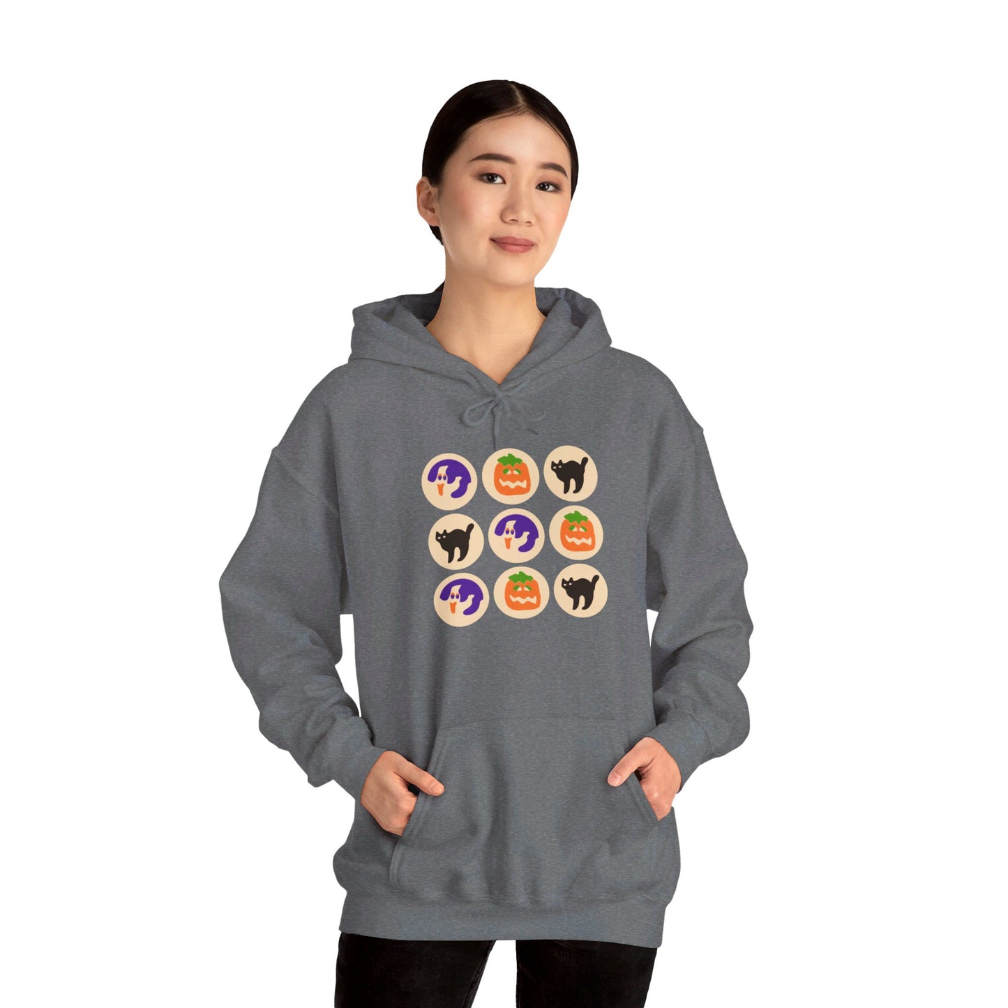 Halloween Cat Cookie Hoodie