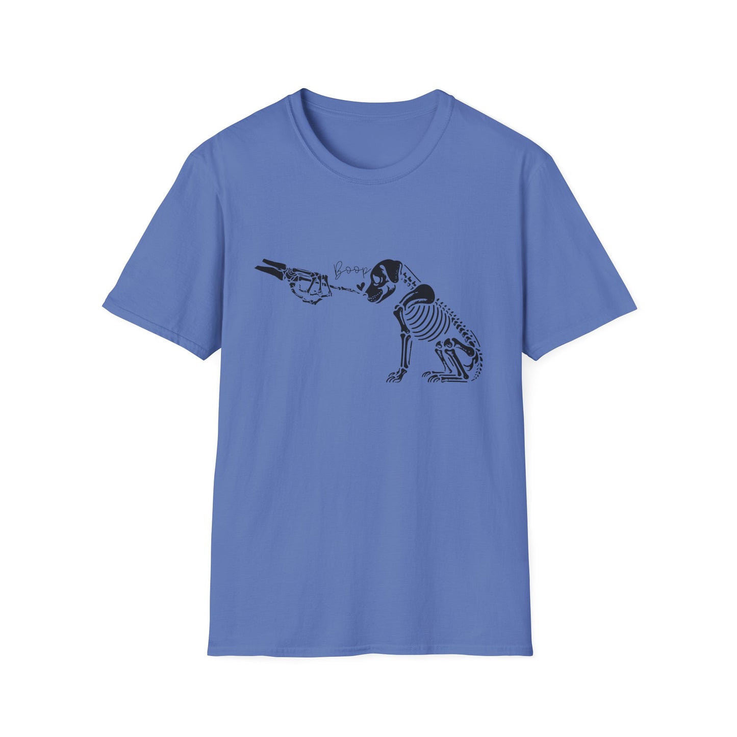 Skeleton Dog Boop Halloween Tee