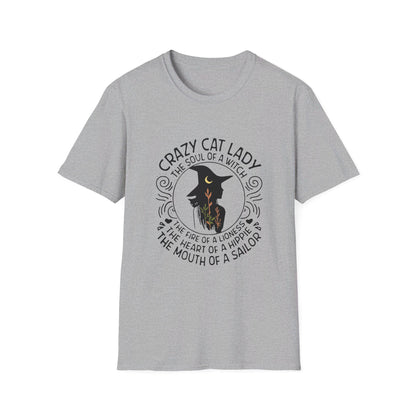 Crazy Cat Lady Halloween Tee