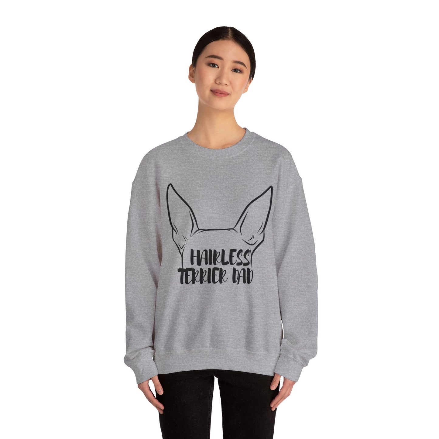 American Hairless Terrier Dad Crewneck