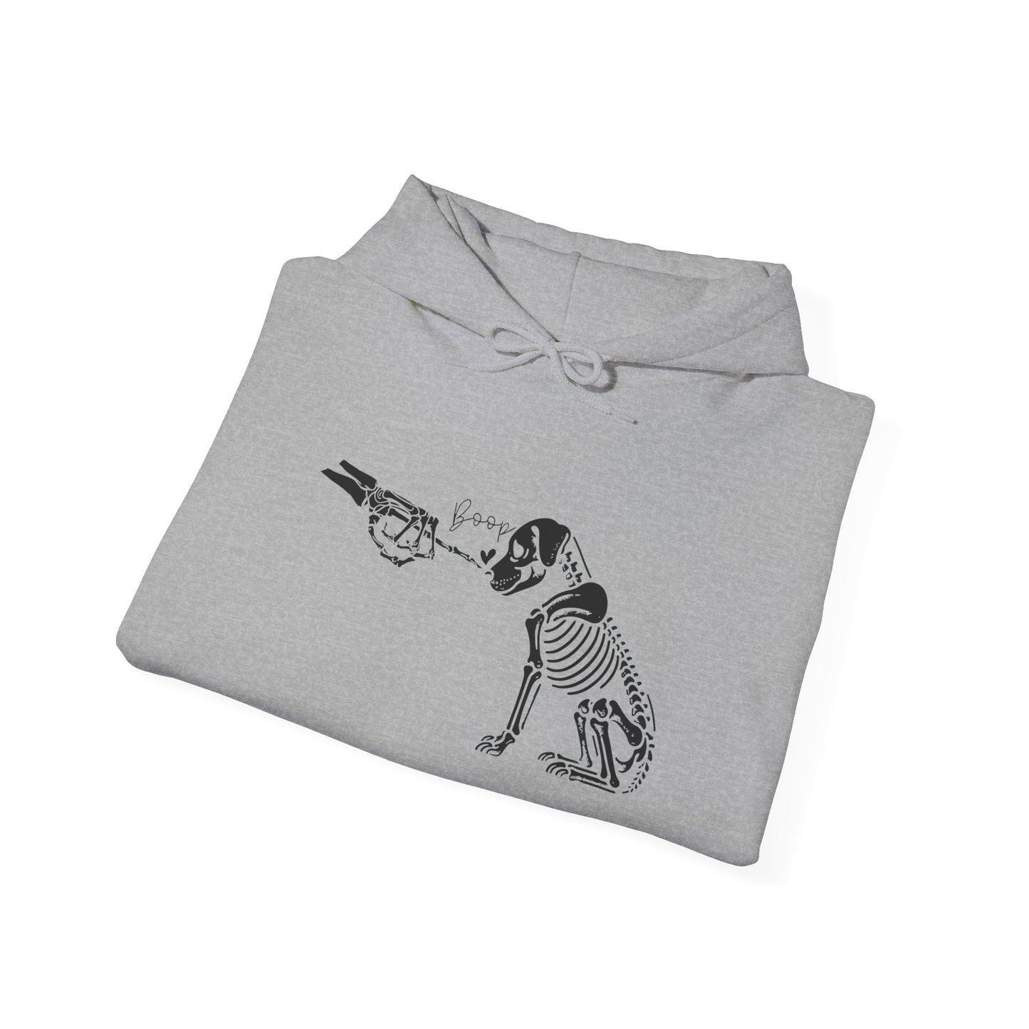 Skeleton Dog Boop Halloween Hoodie